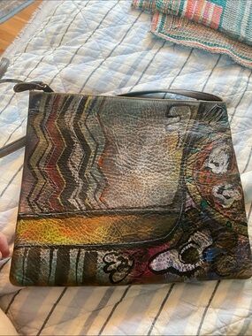 Jane Yoo vintage crossbody leather bag